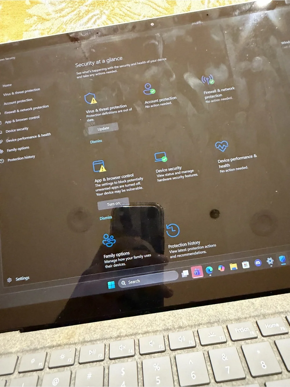 Microsoft surface laptop